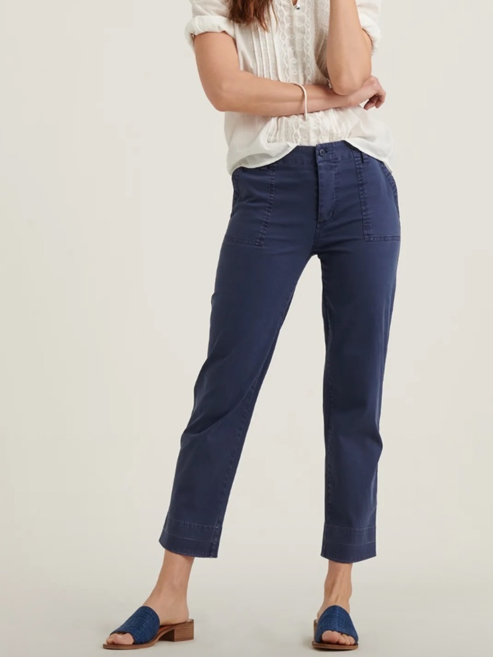Lucky Brand Mid Rise Utility Straight Pant 27